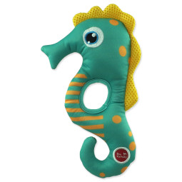 Igrača Dog Fantasy Water Float morski konjiček, s piščalko, plavajoč, zelen, 22,5 cm