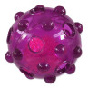 Igrača Dog Fantasy Glow žogica iz TPR gume vijolična 8 cm