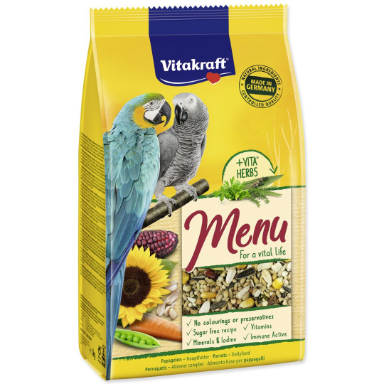 Hrana Vitakraft Vital Menu velik papagaj 1kg