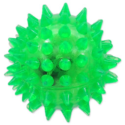 Igrača Dog Fantasy LED žoga zelena 5 cm