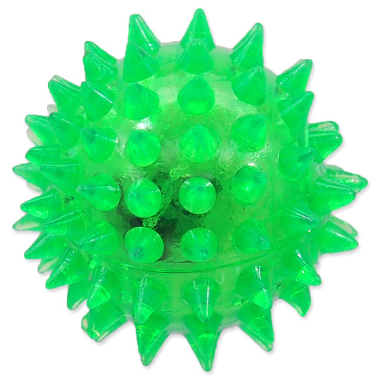 Igrača Dog Fantasy LED žoga zelena 5 cm