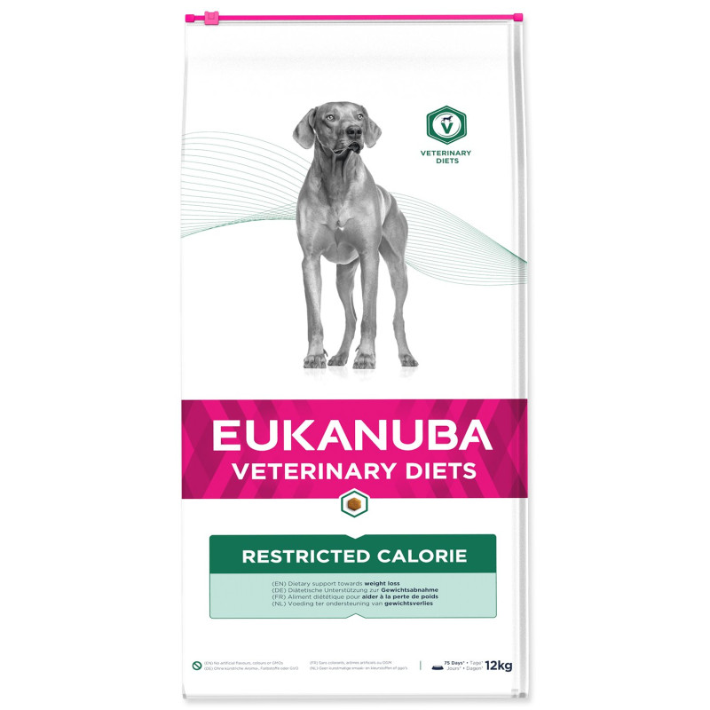 Hrana EUKANUBA Veterinary Diets z omejenim vnosom kalorij 12 kg