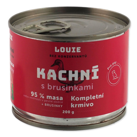 Konzerva LOUIE račja z brusnicami 200 g