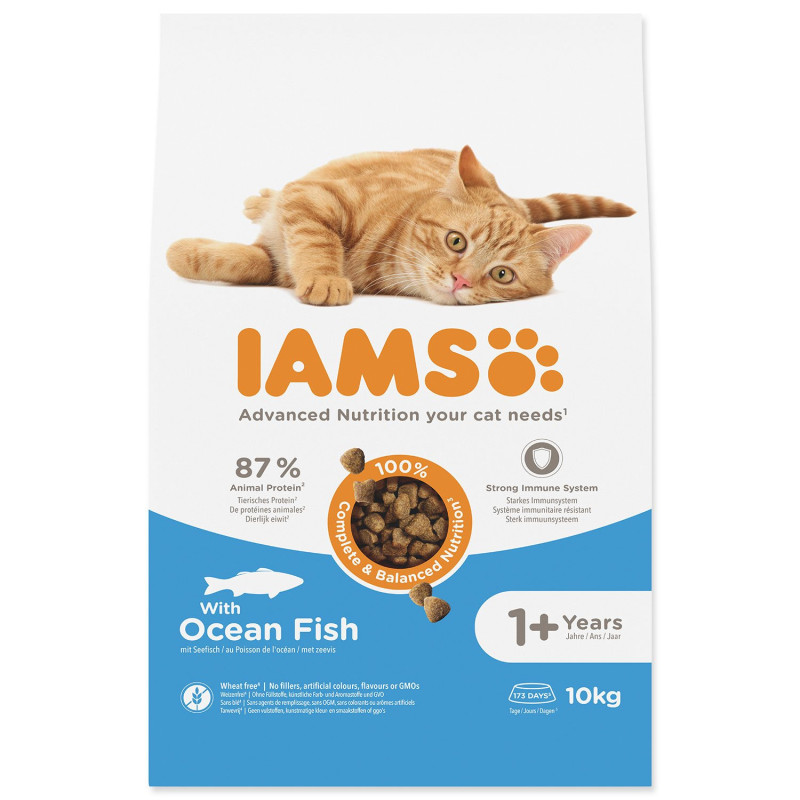Hrana IAMS Cat Adult Ocean Fish 10 kg