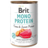 Konserva Brit Mono protein tunina s sladkim krompirjem 400 g