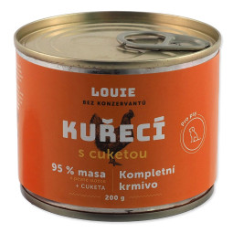 Konzerva LOUIE piščanec z bučkami 200 g