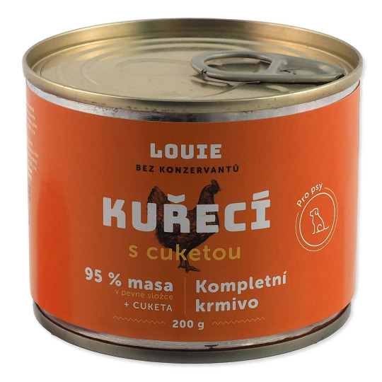 Konzerva LOUIE piščanec z bučkami 200 g