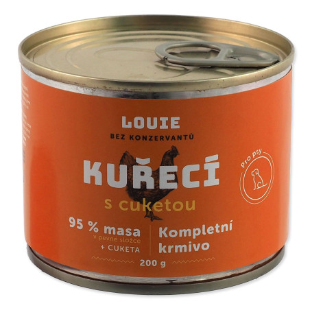 Konzerva LOUIE piščanec z bučkami 200 g