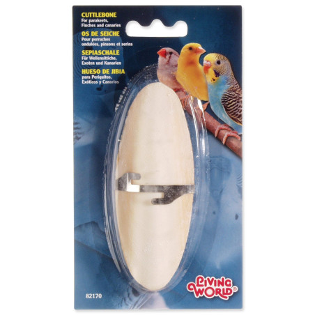 Sepijska kost Living World z držalom
