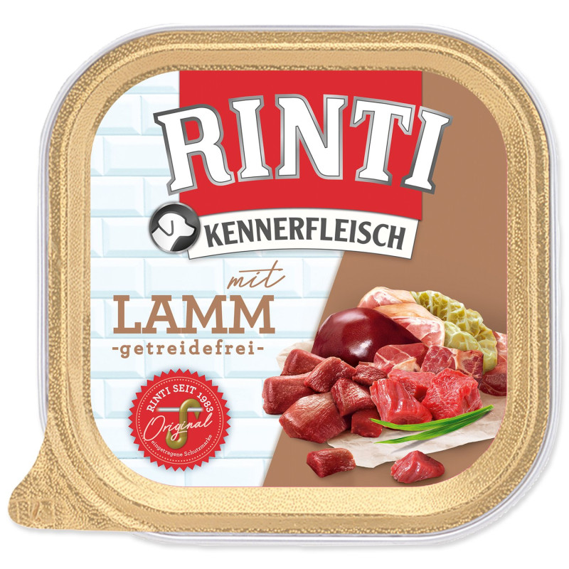 Posodica Rinti Kennerfleisch Adult jagnje 300g