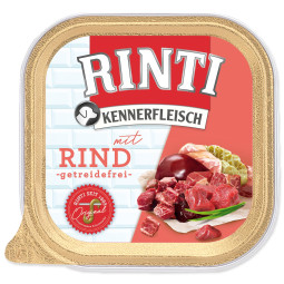 Posodica Rinti Kennerfleisch za odrasle goveje 300g