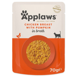 Vrečka Applaws Cat piščanec z bučo 70g