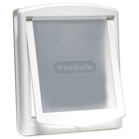 PetSafe plastična vratca s prozorno klapno, bela, izrez 37x31,4 cm