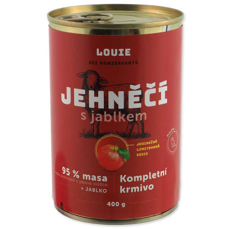 Konzerva LOUIE jagnjetina z jabolkom 400g