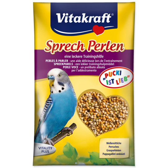 Vitakraft dopolnilna hrana za majhnega papagaja, za učenje govorjenja 20 g