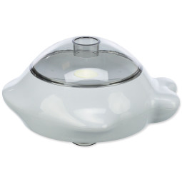 Dozirnik priboljškov za pse Snack popper, 21×10×12 cm, siva