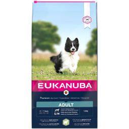 Hrana EUKANUBA Adult za majhne in srednje pasme, jagnjetina 12 kg