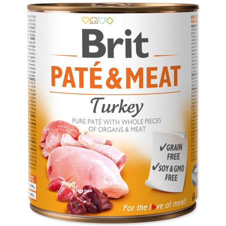 Konzerva Brit Paté & Meat puran 800 g