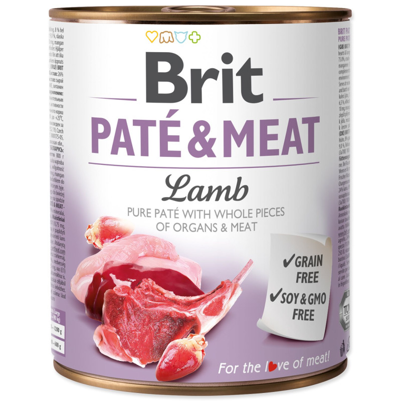 Konzerva Brit Paté & Meat jagnje 800g