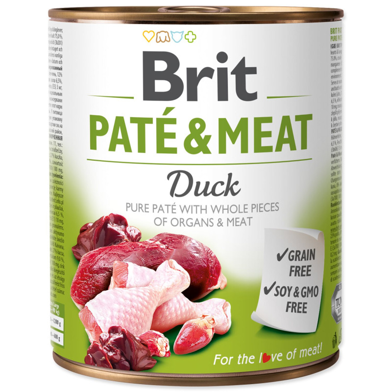 Konserva Brit Paté & Meat raca 800g