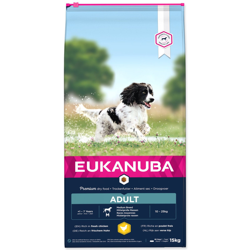 Hrana EUKANUBA Adult Medium 15 kg