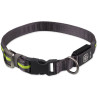 Ovratnica Dog Fantasy USB LED najlonska svetleča M-L zelena 2,5x45-65cm