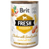Konzerva Brit Fresh piščanec s sladkim krompirjem 400 g