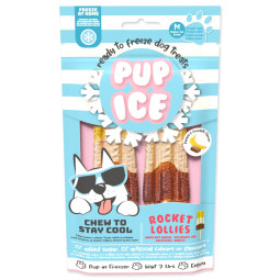 Pup Ice hladilna poslastica z banano in karobom, 2 kosa, 90 g