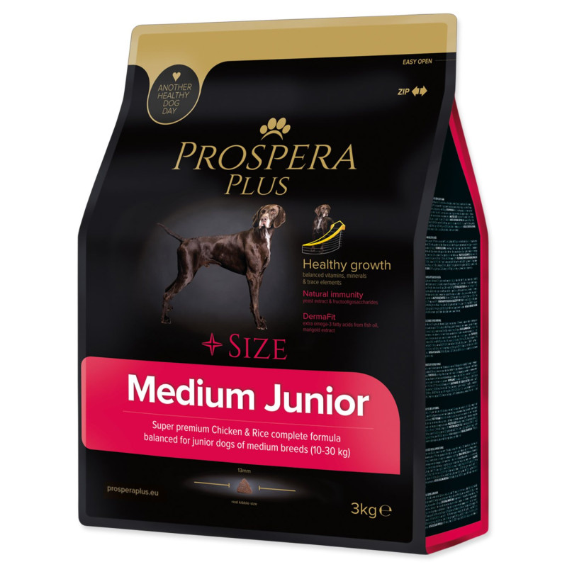 Hrana Prospera Plus Medium Junior piščanec z rižem 3kg