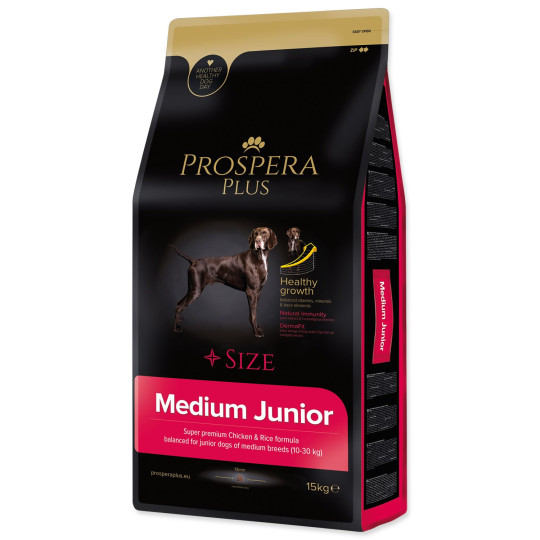 Hrana Prospera Plus Medium Junior piščanec z rižem 15kg