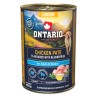 Ontario Adult piščančja pašteta z okusom borovnic 400 g