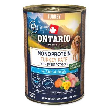 Ontario Adult monoproteinska puranja pašteta z batatami 400 g