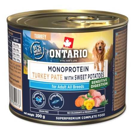 Ontario Adult Monoprotein puranja pašteta s sladkim krompirjem 200 g