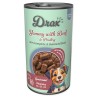 Drax Adult Dog z govedino in piščancem 1240 g