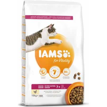 Krmivo IAMS Cat Senior Chicken 10 kg