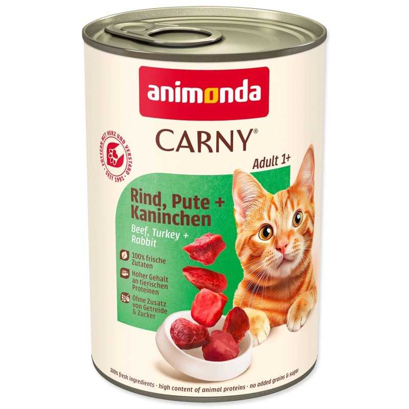 Konzerva Animonda Carny Adult govedina in zajec 400g