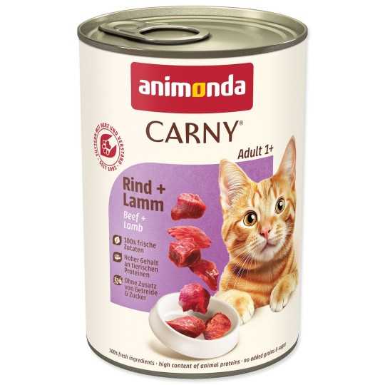 Konzerva Animonda Carny Adult govedina in jagnjetina 400 g