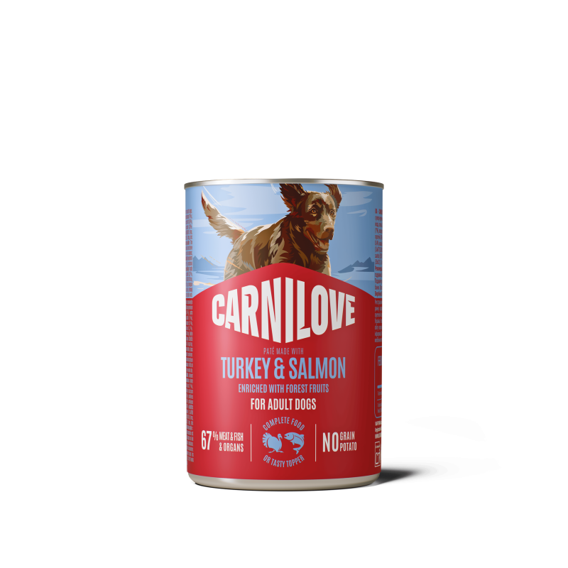 Konzerva Carnilove Dog Wild Meat losos in puran 400g