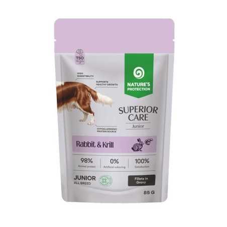 Natures P Superior care VREČKA za mladiče GF z zajcem in krilom 85 g