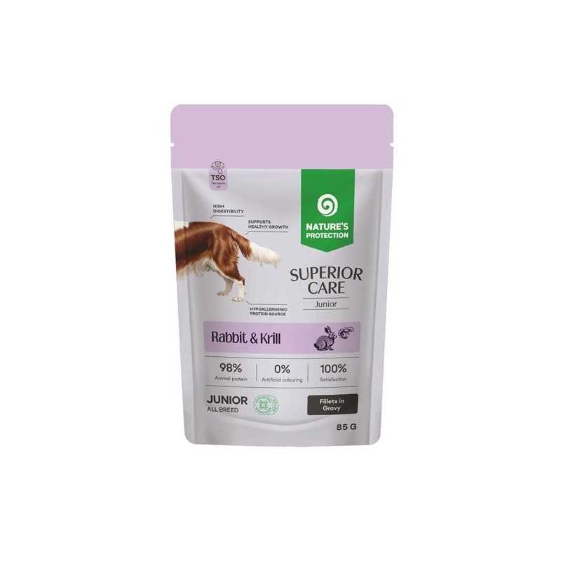 Natures P Superior care VREČKA za mladiče GF z zajcem in krilom 85 g