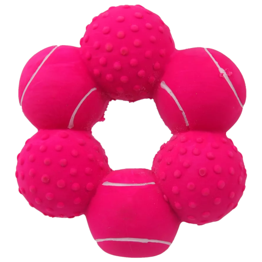 Hračka Dog Fantasy Latex kruh s výstupkami 10cm