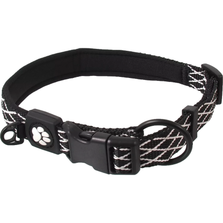 Obojok Active Dog Mystic XL čierny 2,5x63-70cm