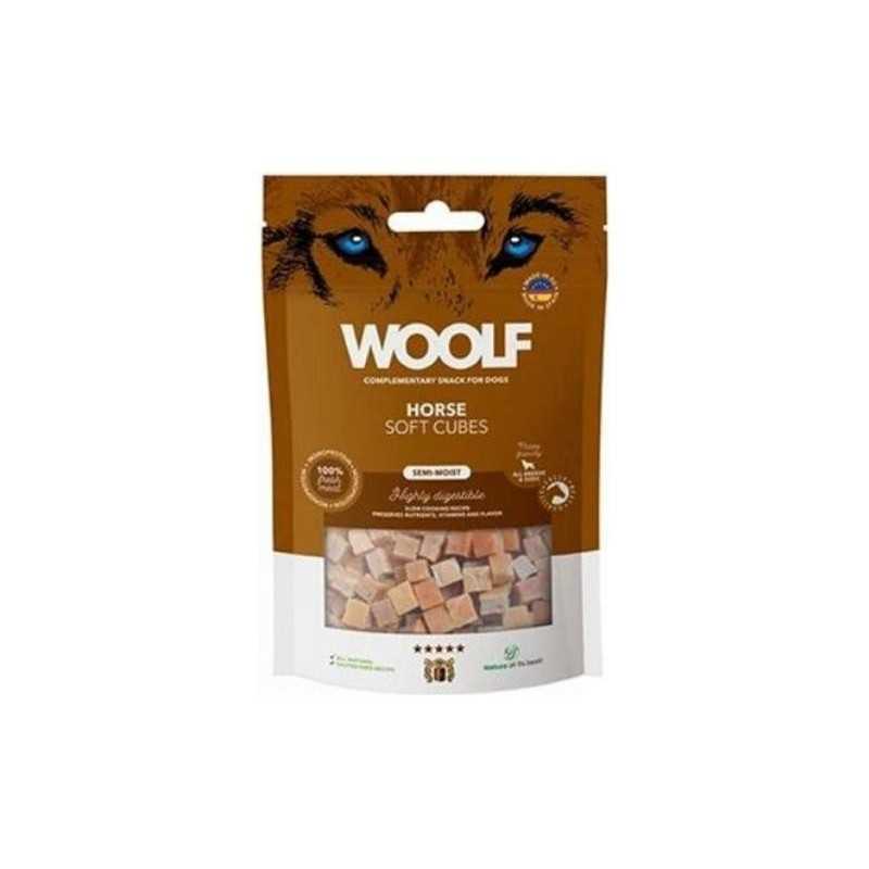 Poslastica Woolf Dog Soft Cubes Horse 100 g