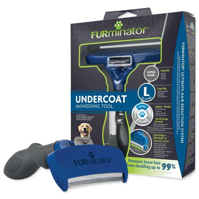 Furminator glavnik za dolgo dlako L 23–41 kg
