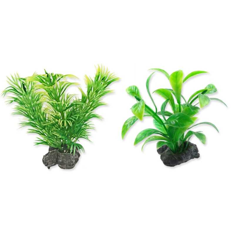 Tetra Plant Decoration Mix (zelena) XS – 6 kosov
