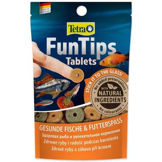 Hrana tableti Tetra Fun Tips (20 tablet).