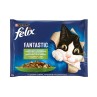Nestlé FELIX Fantastic cat Multipack izbor rib v želeju vrečkica 4x85 g
