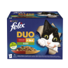 Felix Fantastic DUO vrečke za mačke 12×85 g