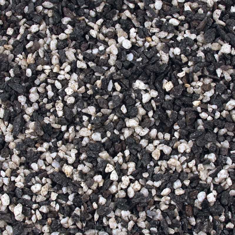 Aqua Excellent črno-beli prod 4–8 mm, 3 kg