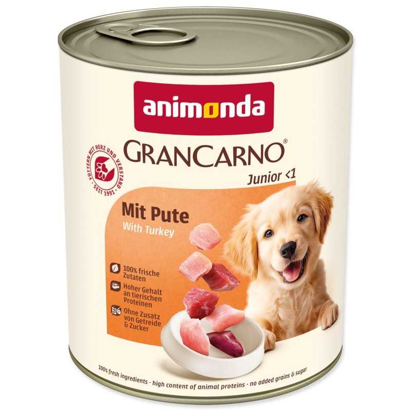 Animonda Gran Carno Junior goveje in srčeca purana 800 g